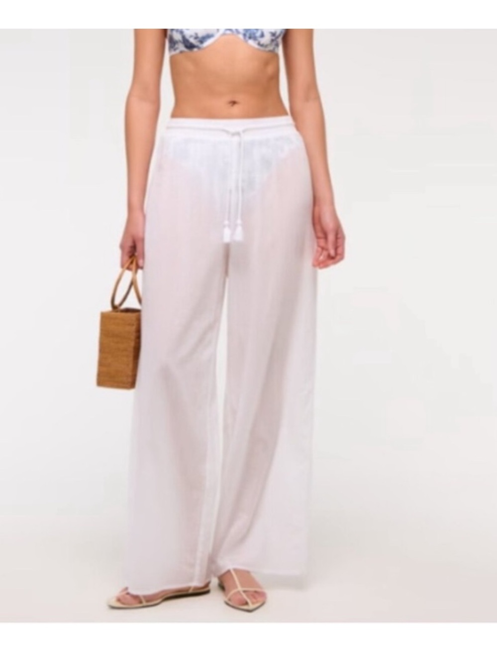 nwt abercrombie linen beach pant